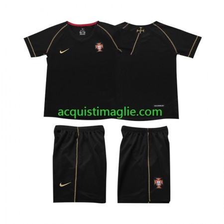 Divisa di Calcio Portogallo 2006 Retro Bambino Trasferta